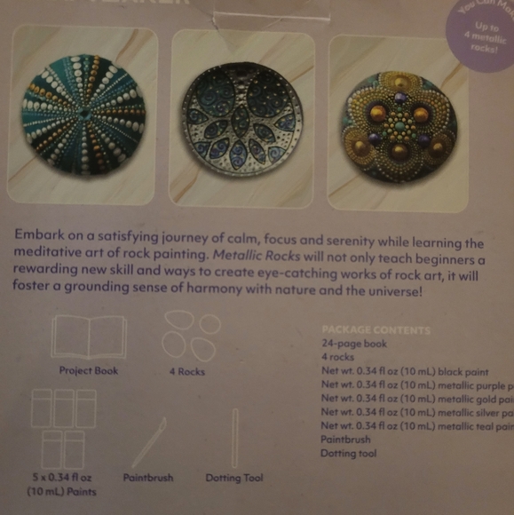 Craftmaker DIY metallic rock painting - Picture 2 of 3